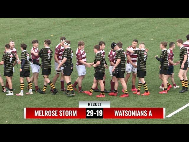 RUGBY REPORT: MELROSE STORM 29-19 WATSONIANS A - RESERVE EAST 2 - HIGHLIGHTS 6.11.21