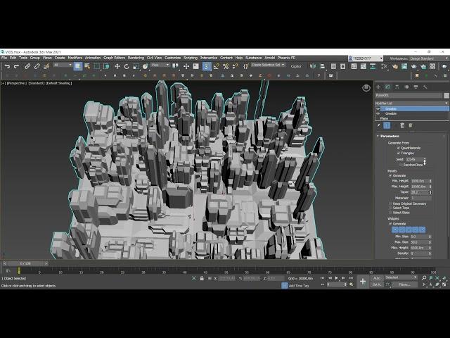 08. Greeble Modifier | 3DS Max