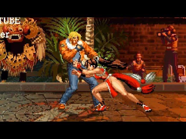 【Mugen】Don't tell Andy！Mai Shiranui Team VS Terry Team——High Level Gameplay