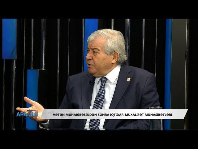 Sabir Rüstəmxanlı: "Müxalifət partiyaları təklikdə hərəkətverici qüvvəyə malik deyil"