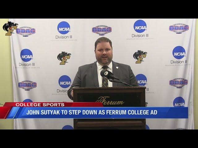 John Sutyak to step down as Ferrum College Director of Athletics