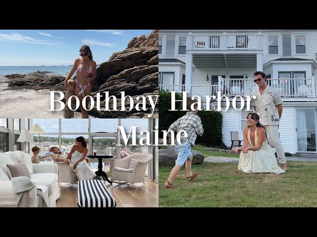 MAINE VLOG | sailing, beach day, botanical gardens, railway village & more!