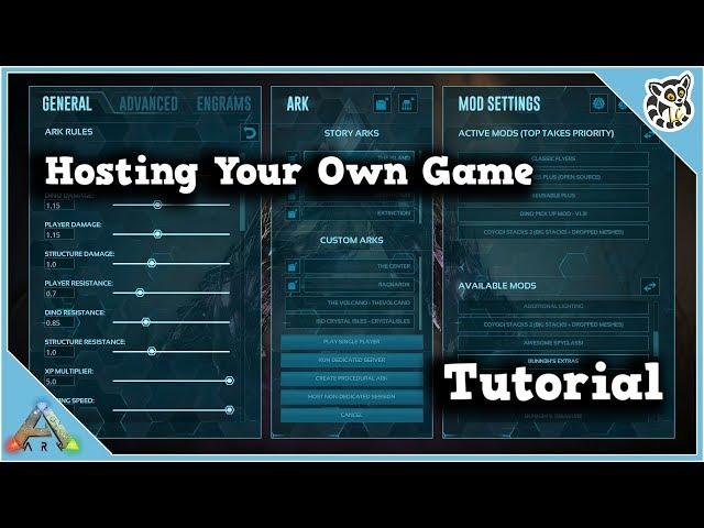 Hosting Your Own Server - Ark: Survival Evolved - Xbox - PS4 - PC