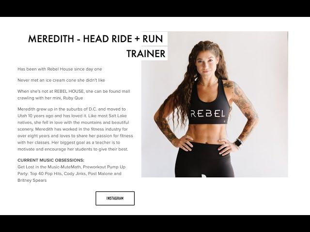 Thank you Meredith (A Rebel House Tribute)