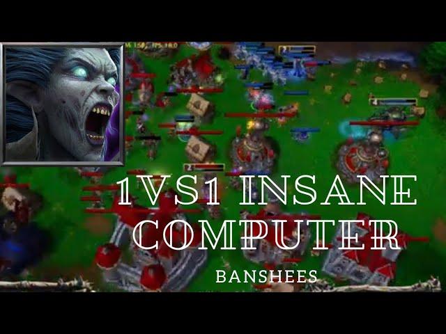 Warcraft 3 Reforged 1vs1 Insane Computer | Undead vs Human | Concealed Hill - Heroes & Banshees