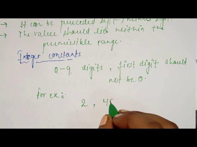 #clanguagetutorial #8:constants in c | c language tutorial | problem solving & programming| mcs011