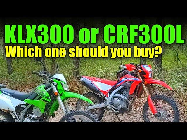 Kawasaki KLX300 VS Honda CRF300L which is the best Dual sport Motorcycle for you in 2024?