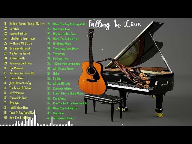 The Very Best Of Saxophone, Guitar, Piano Love Songs ️ Beautiful Relaxing Instrumental Music