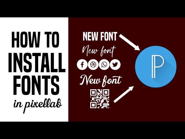 How To Install Fonts In Pixellab