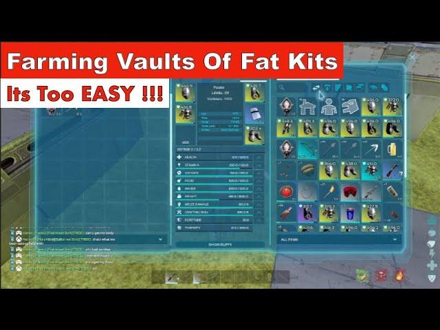 ENDLESS KIT FARMING Pt.1 |ARK Official PvP|