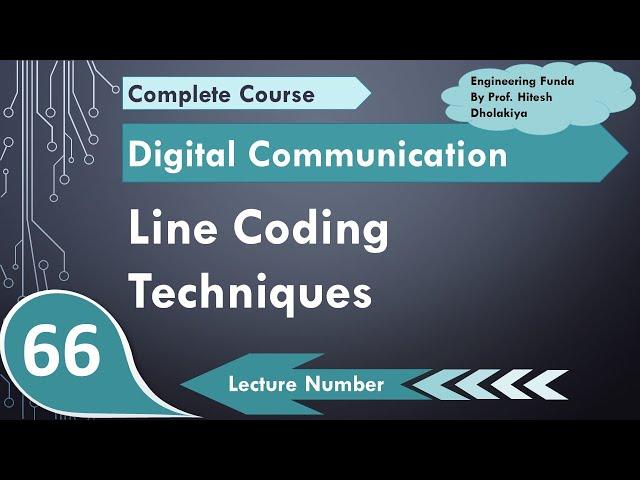 Line Coding Techniques | RZ, NRZ, Unipolar, Polar, Bipolar & Manchester | Digital Communication