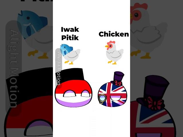 ⭐| English vs Javanese (Jawa) // #memes #countryballs #shorts #ytshorts #fyp #funny #viralvideo |⭐