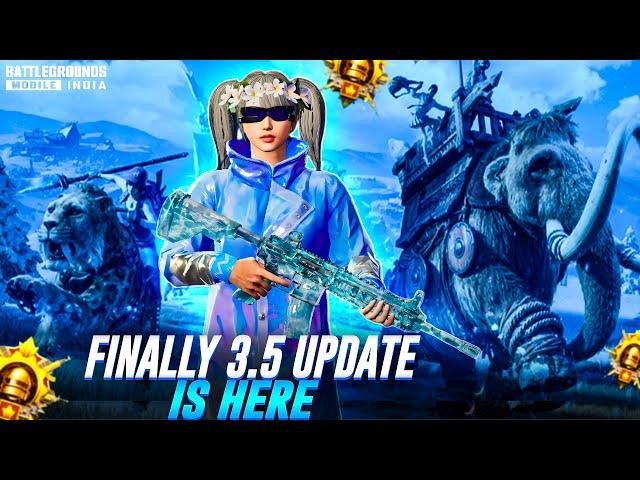 PUBG BGMI NEW UPDATE IS HERE | ENJOY 3.5 UPDATE Live 