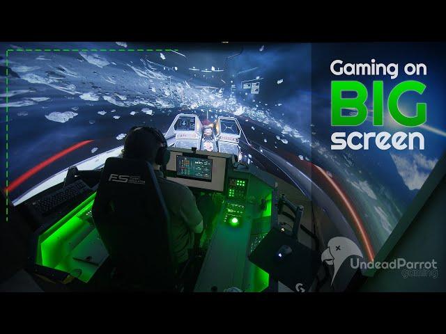 Star Citizen With New EPIC 180° Curved Screen Gaming Setup