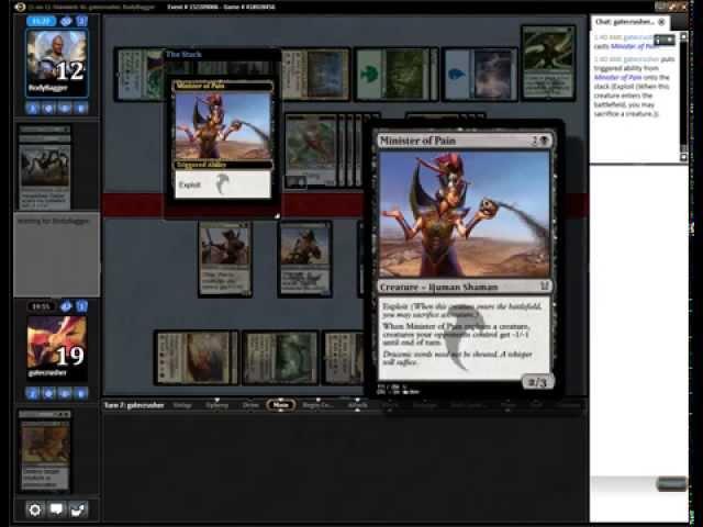 Magic the Gathering Online - Standard Commentary - UG Scales vs Mardu Warriors