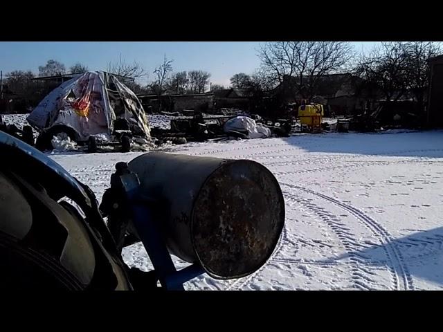 Самодельный противовес на погрузчик МТЗ