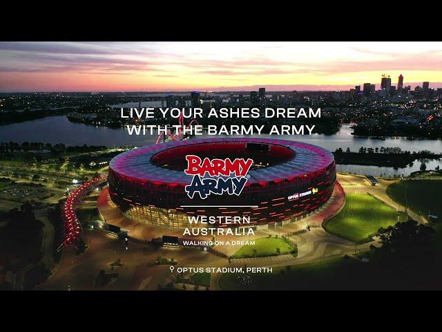 Live your dream road trip with The Barmy Army for the Ashes 2025, Perth, Western Australia