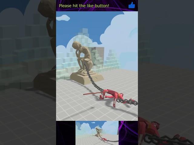 Chained Boxer Matrix Dodge #TarYoshTabs #Shorts Totally Accurate Battle Simulator