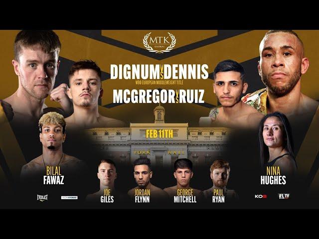 LIVE PROFESSIONAL BOXING! - MTK GLOBAL PRESENTS 'FIGHT NIGHT' (FROM YORK HALL, LONDON) *FULL CARD*