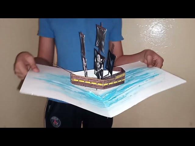 pop up bateau de pirates