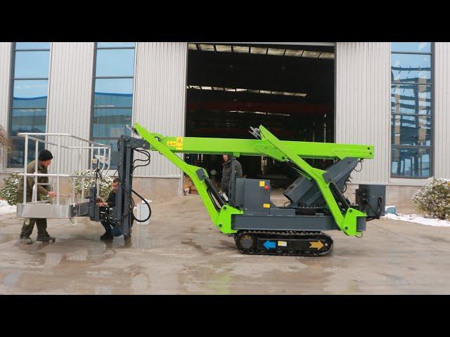 JOVOO S10C 10m electric crawler spider boom lift