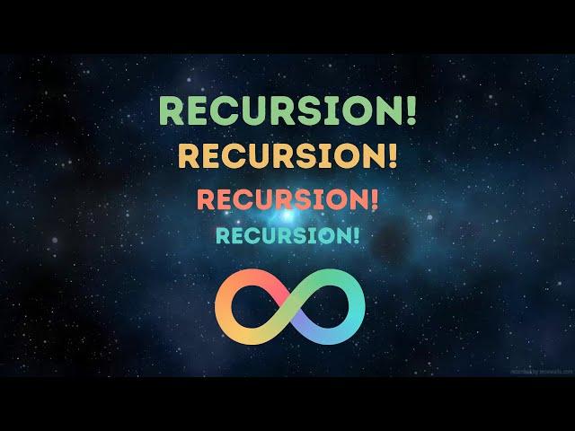 Recursion explained in 60 seconds - Data Structures and Algorithms