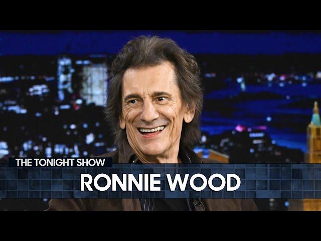 Ronnie Wood on The Rolling Stones' Star-Studded Album and Working with Paul McCartney | Tonight Show