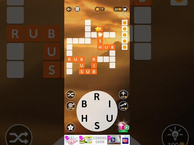 Wordscapes level 182 - 185