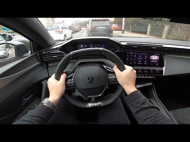 NEW 2023 Peugeot 408 GT [1.2 PureTech, 130 HP] POV Test ride | Exterior Interior review #73 CARiNIK