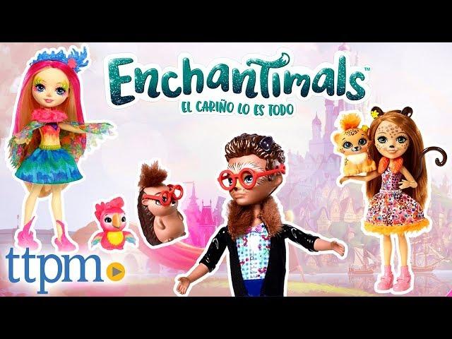 Enchantimals Dolls - Peeki Parrot, Hixby Hedgehog, Cherish Cheetah | Mattel Toys & Games