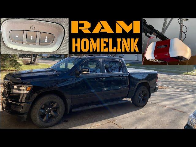 2019 Ram Homelink Programming