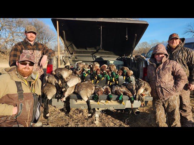 COLD Late Season Dry Field Duck Hunt (Limits)