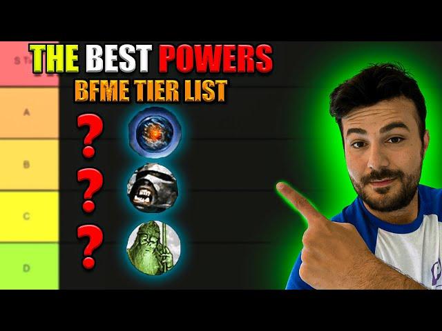 The BEST POWERS in Battle for Middle Earth II Rise of the Witch-King | BFME Tier List