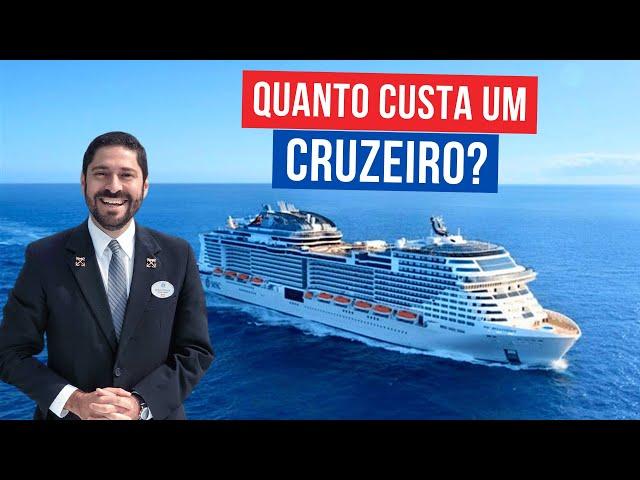 QUANTO CUSTA UMA VIAGEM DE CRUZEIRO NO BRASIL E NA EUROPA? Será que é muito caro?