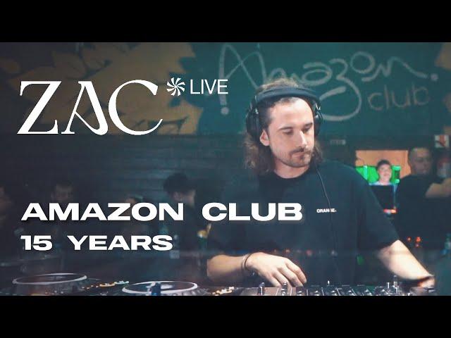 ZAC Live @ Amazon Club 15 Years (SEP 2024) | Full Set 4K [Progressive House / Melodic Techno DJ Mix]