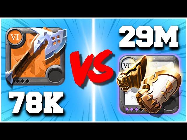 78K Battleaxe build versus 29M build | Albion Online