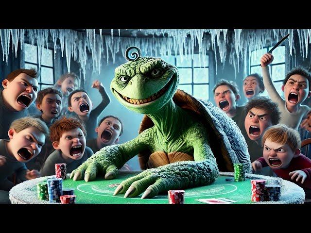 Trolling CHILDREN at Poker until their DAD gets involved…