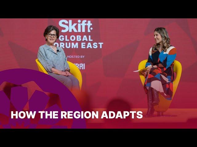 Jordan Tourism Minister Lina Annab at Skift Global Forum East 2024 | How the Region Adapts