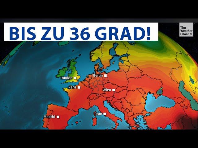 Riesige Hitze-Blase erfasst Europa