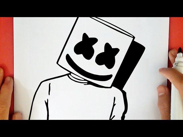 HOW TO DRAW MARSHMELLO