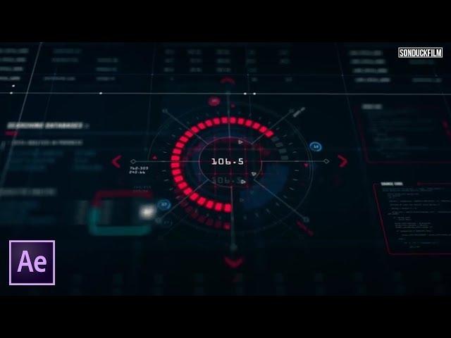 Create HUD Interface Sci-fi  Elements | After Effects Tutorial