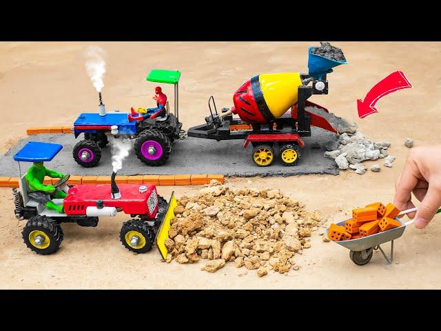 diy tractor Fastest Modern Road Construction Machines | how to make Modern Road Construction