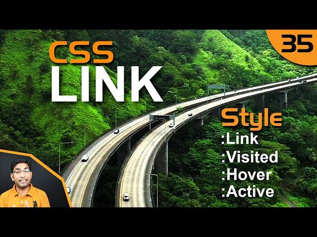 How to style html hyperlink | Link | Visited | Hover | Active | in CSS - 35