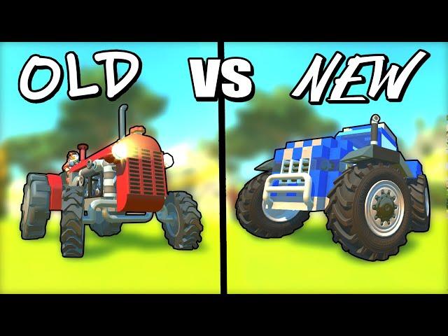 We Compared OLD vs NEW Workshop Creations in Scrap Mechanic!