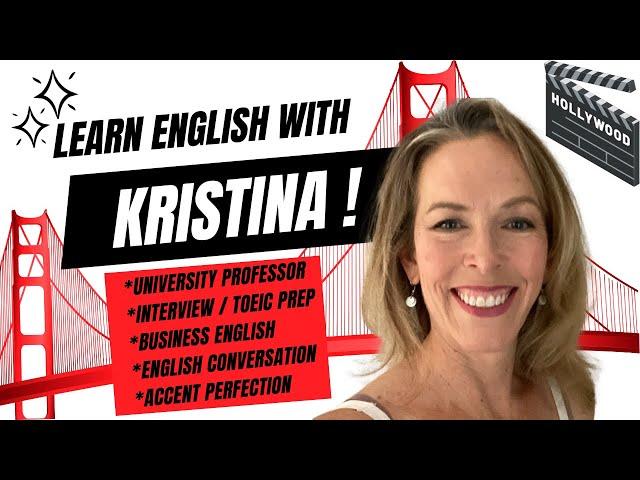 Learn English with Kristina