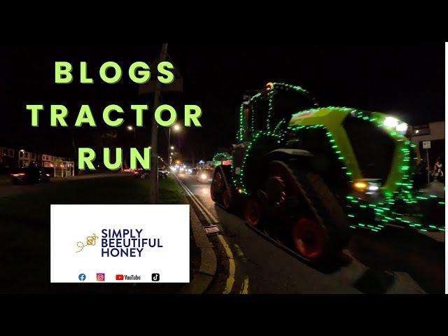 Simply Beeutiful Honey, Olly Blogs tractor run & Santa train.