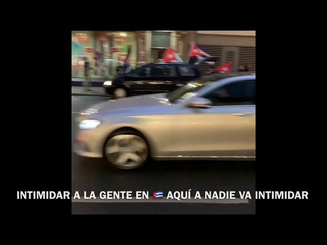 PROTESTA DE CUBANOS EN LONDRES UK