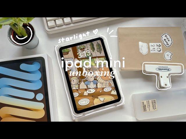 iPad mini 6 starlight  unboxing in 2024