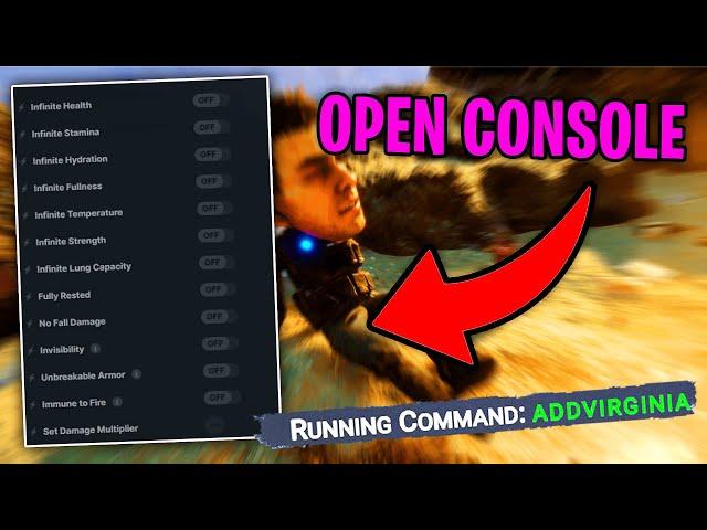 How to Open Console Commands in Sons of the Forest - SPAWN ITEMS & Get INFINITE LOGS HEALTH and AMMO