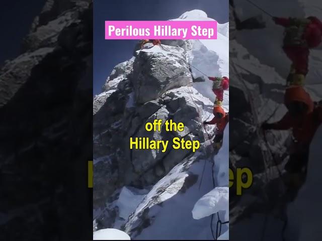 The HILLARY STEP COLLAPSED on Everest? Is it Easier Now? #shorts #everest #mountains